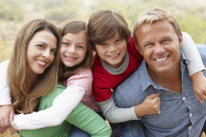 Family outdoors