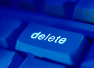 Delete Key on a Computer Keyboard